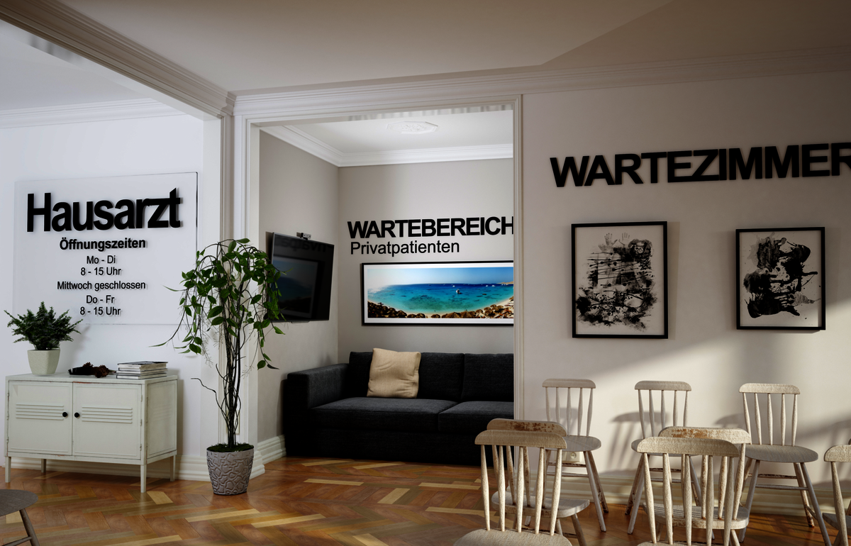 Lange Wartezeit im Wartezimmer
